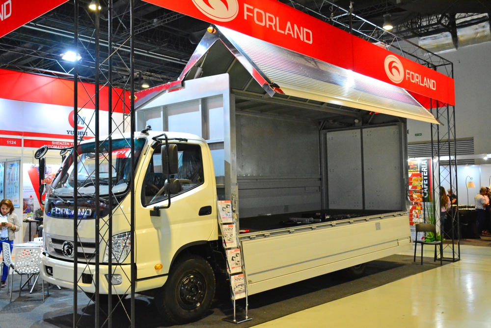 Forland delivery wing van truck.