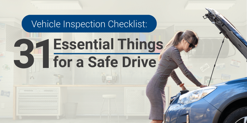 vehicle inspection checklist banner