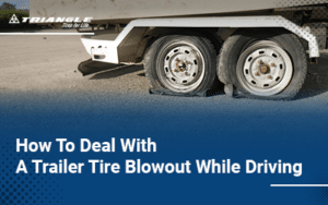 trailer tire blowout while driving